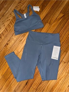 NWT Lululemon Athletic Set - Slate Blue